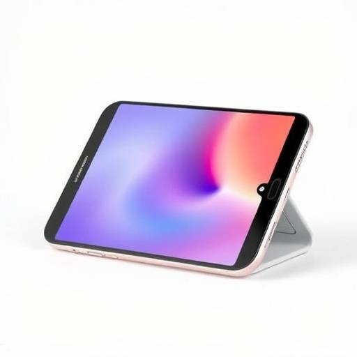 Un telefono cellulare con uno schermo pieghevole